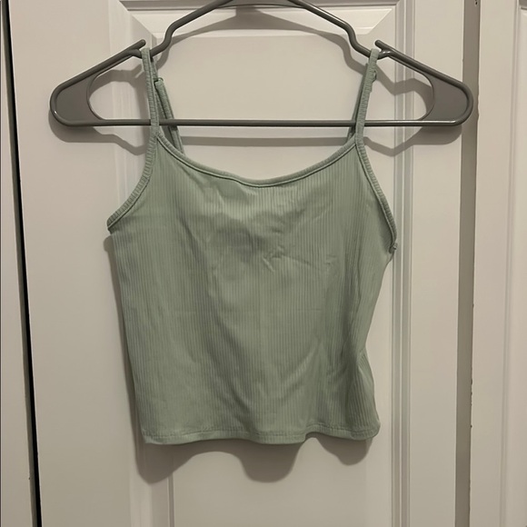 American Eagle Outfitters Tops - AE Mint Green Ribbed Camisole Top